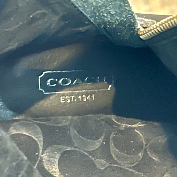 COACH BETHIE Smooth Nappa Boots - 8.5B Black 3.5 inch heel NWOT - Picture 8 of 14